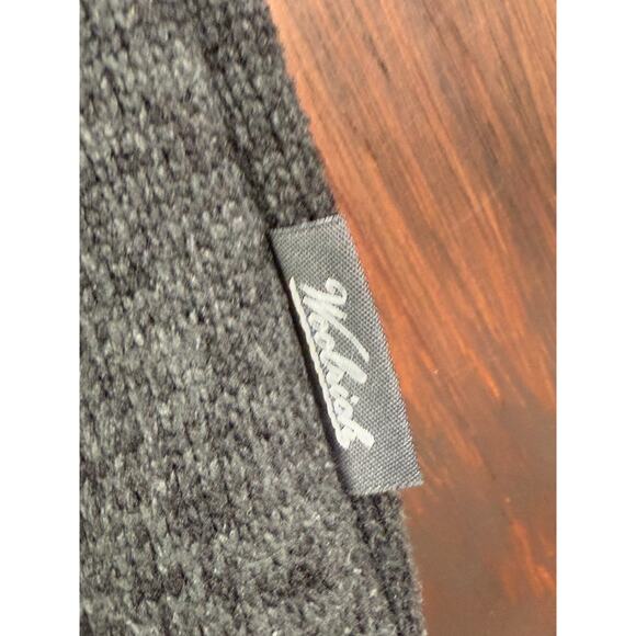 Woolrich Grindstone Fleece Woven Vest Gray Black Heather Outdoor Mens XL EUC - Picture 4 of 7